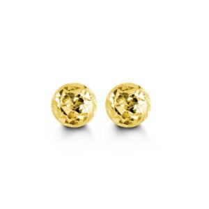 5mm Cosmo Ball Stud Earrings in Yellow Gold