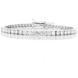 6.21ctw Round Cut Tennis Bracelet