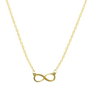 High Polished Infinity Pendant