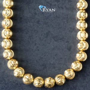5mm Diamond Cut Moon Ball Chain