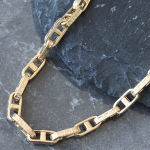 5mm Fancy Mariner with Greek Key Design Chain