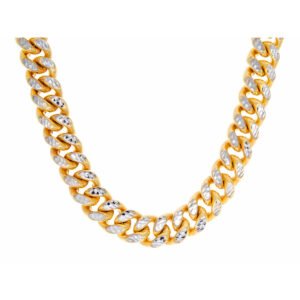 7.50mm Diamond Cut Miami Cuban Chain with Box Clasp
