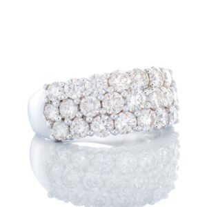 3.00ctw Shared Prong Set Diamond Band 10k White Gold