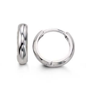 High Polished Rounded Huggies