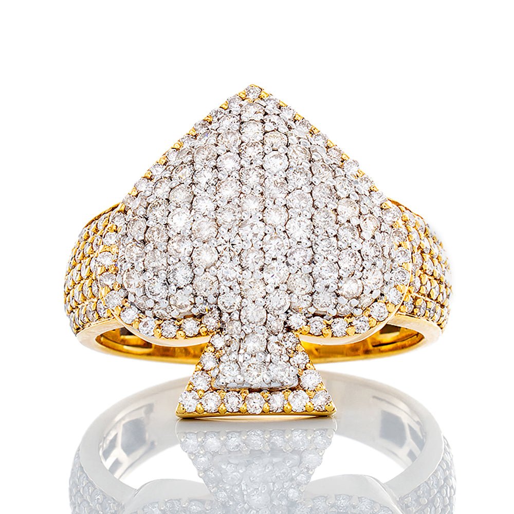 1.90CTW Natural Diamond Spade Ring - Image 3