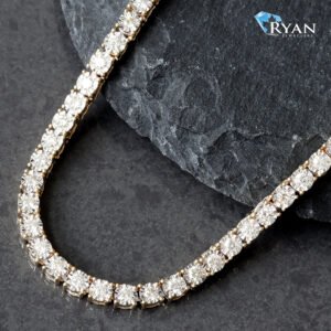 CHAIN GY 10K 6.50CTW 22 INCH DIAMOND ILLUSION TENNIS CHAIN