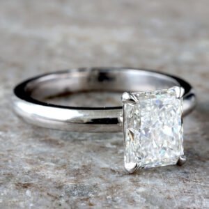 2.01ctw Natural Diamond Radiant Cut With High Polish Shoulders