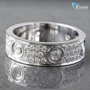 1.26ctw Diamond Screw Band