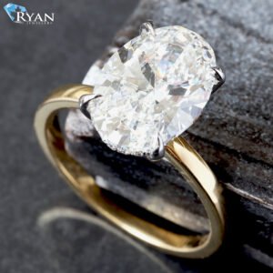 2.60ctw Oval Solitaire Engagement Ring