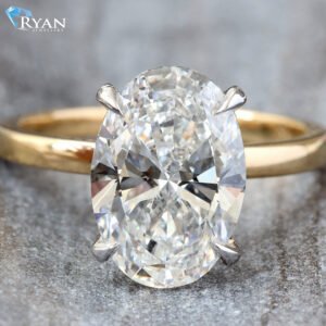 2.60ctw Oval Solitaire Engagement Ring