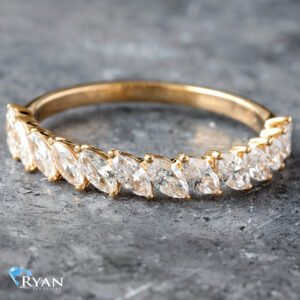 0.87ctw Marquise Cut Diamond Band
