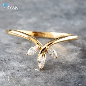 0.12ctw Marquise Diamond Band