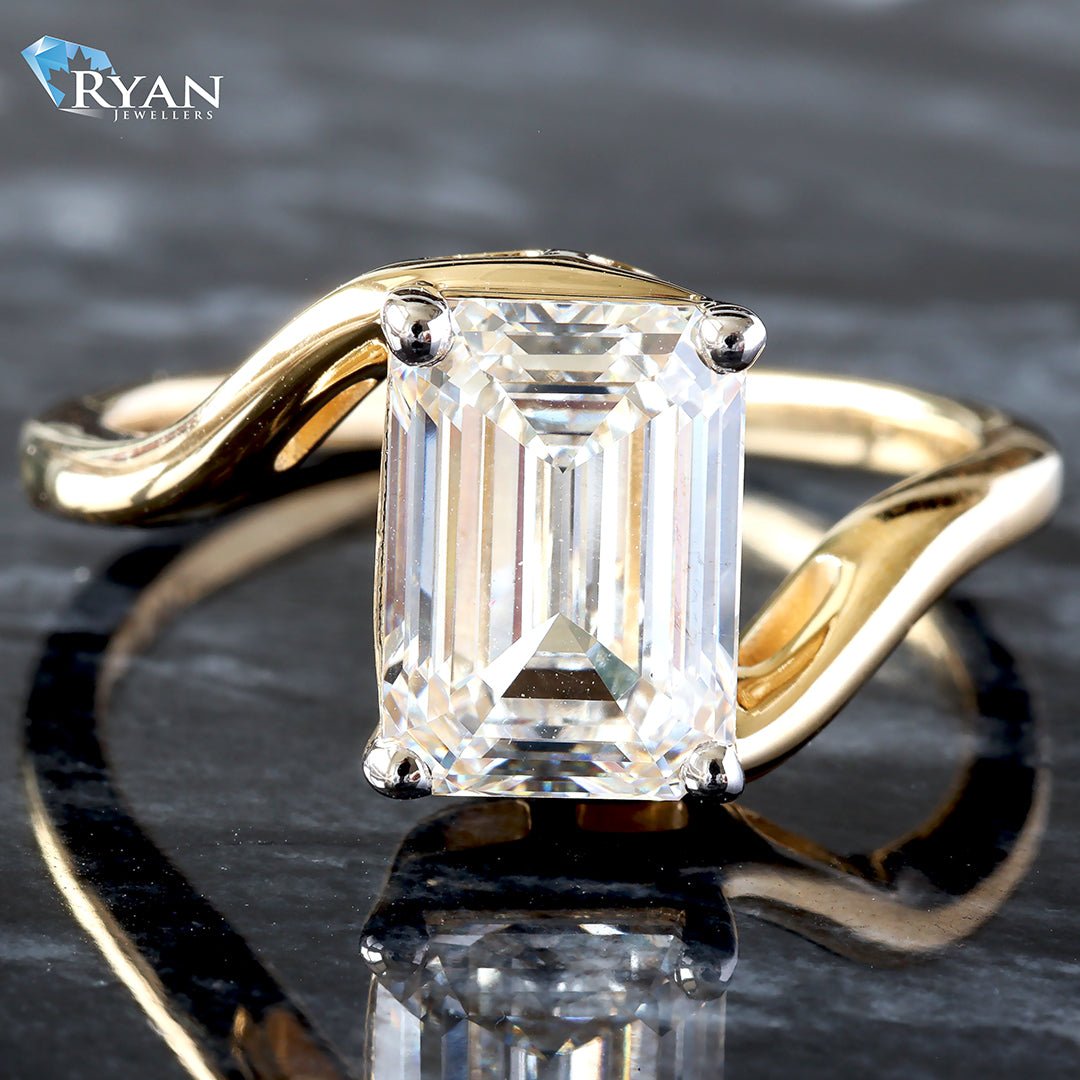 2.50ctw Emerald Cut Diamond Solitaire Ring