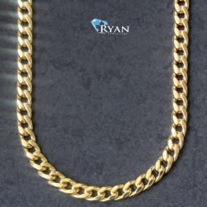 CHAIN GY 10K 24 INCHES 3.40MM HOLLOW MIAMI CUBAN LINKS
