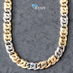 CHAIN GYW 10K 22 INCH HIGH POLISHED FLAT GUCCI PUFF HOLLOW 5.15MM
