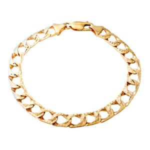 7.50mm Brushed & Diamond Cut Bracelet