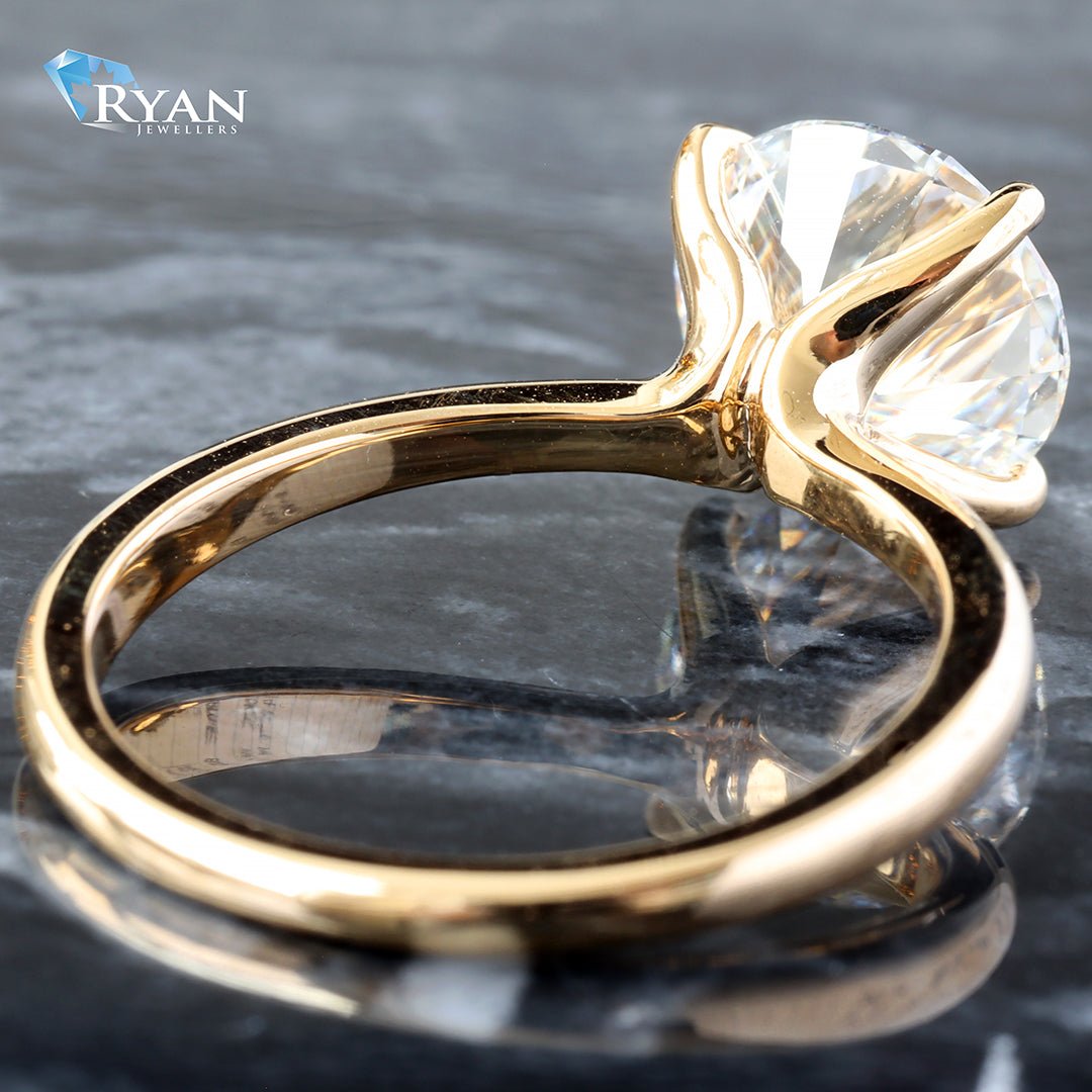 3.00ct Brilliant Cut Solitaire Ring - Image 4