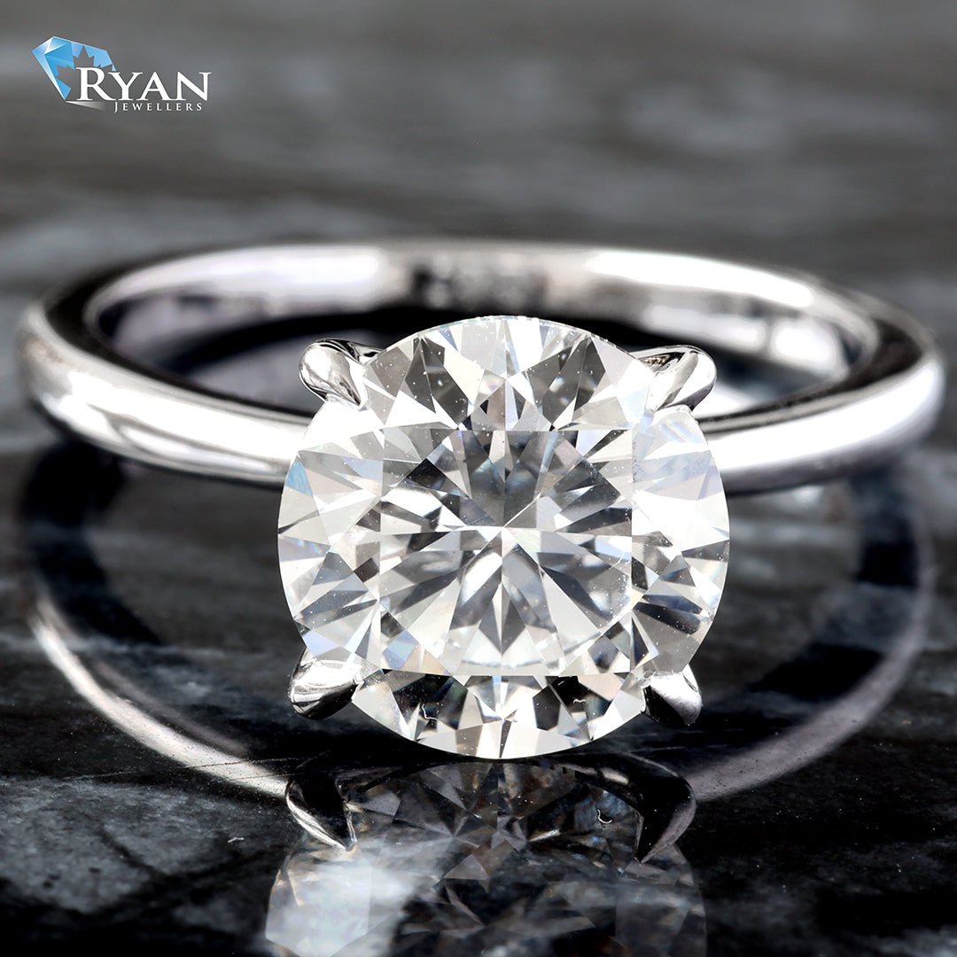 3.01ct Brilliant Cut Solitaire Ring
