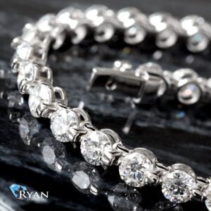 5.00ctw Single Shared Prong Diamond Tennis Bracelet