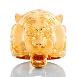 Roaring Tiger Head Ring