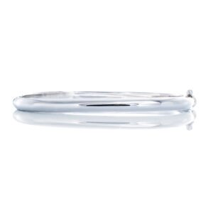 5mm High Polished Round Tube Bangle