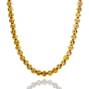 5mm Diamond Cut Moon Ball Chain