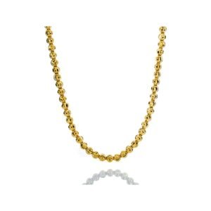 4mm Diamond Cut Moon Ball Chain