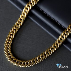 5.80mm Double Interlocking Beveled Curb Link Chain