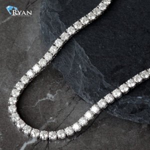 8.30ctw Four Prong Set Diamond Tennis Chain