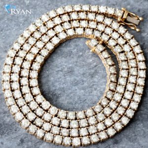 6.50ctw Illusion Set Diamond Tennis Chain