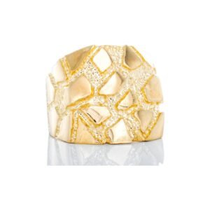 High Polished Nugget Ring