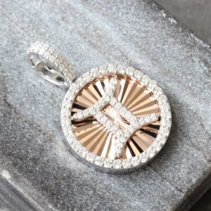 0.48ctw Diamond Zodiac Gemini Pendant