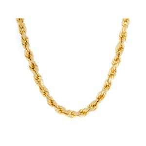 4.65mm Solid Rope with Bullet Style Clasp Chain