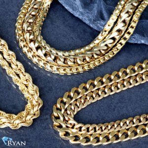 3mm Solid Round Millennium Franco Chain