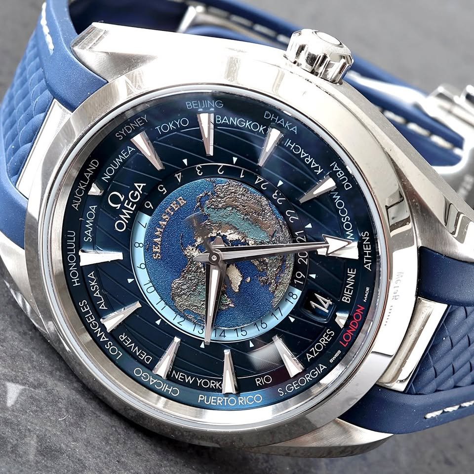 Omega Seamaster Aqua Terra Worldtimer Watch