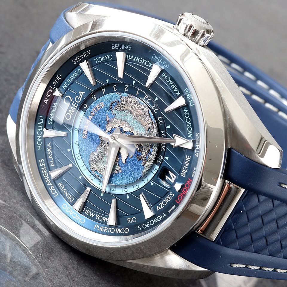Omega Seamaster Aqua Terra Worldtimer Watch - Image 3