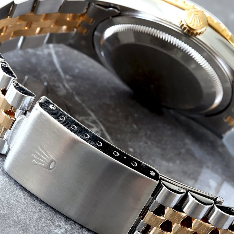 Rolex Datejust 36 Custom Mother of Pearl Dial and Diamond Bezel 18k/Steel Jubilee Bracelet - Image 3