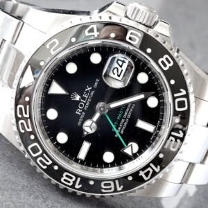 Rolex GMT-Master II 40mm Black Ceramic Bezel Oyster Bracelet Steel Watch