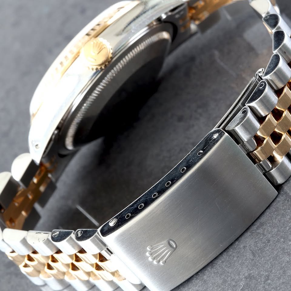 Rolex Datejust 36MM 18K/Steel Factory Champagne Diamond Dial 18K/Steel Jubilee Bracelet Watch - Image 3