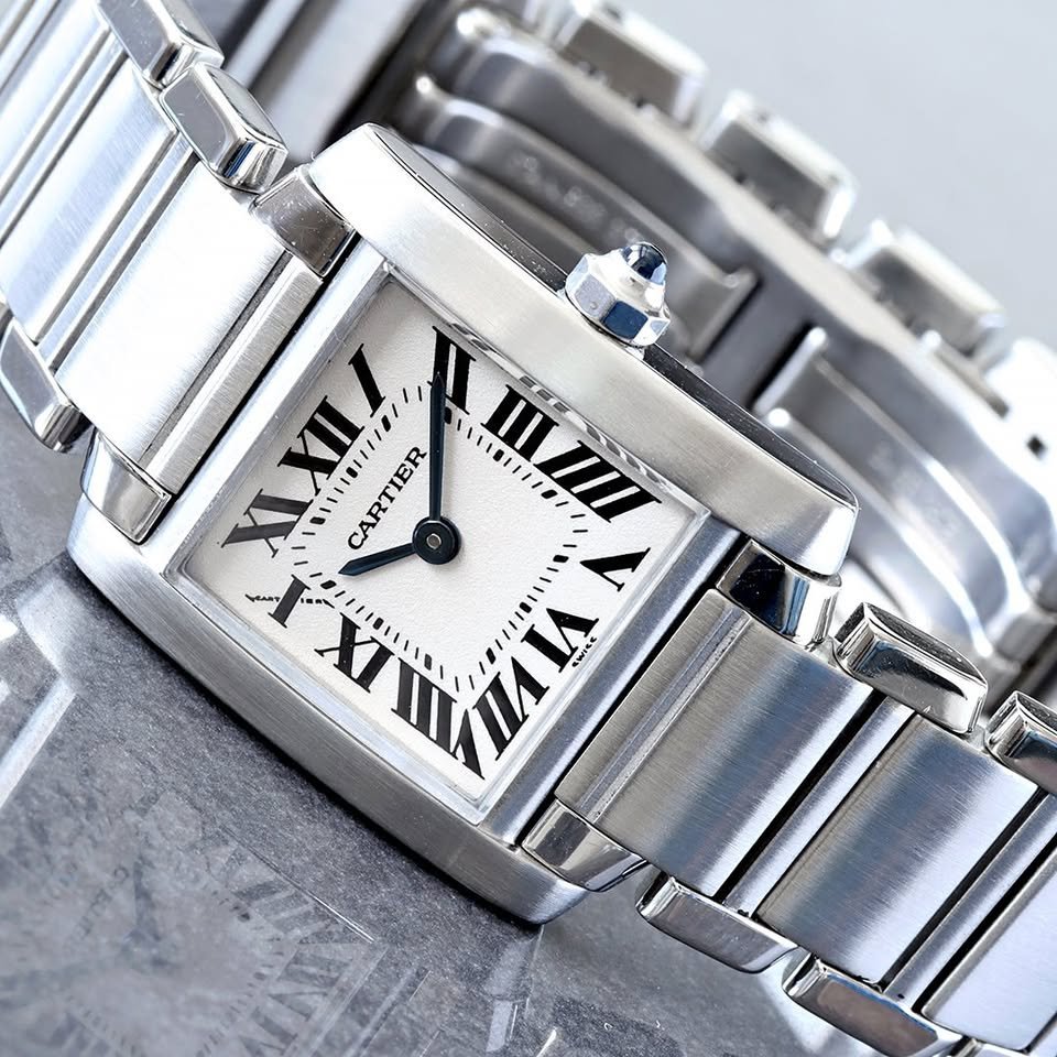 Cartier Tank Francaise Small Stainless Steel Watch