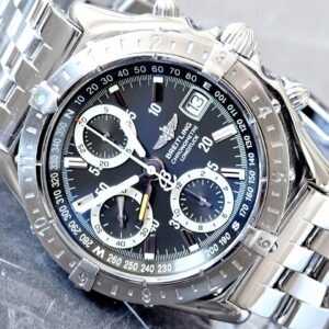 Genuine Breitling Chronomat GMT Longitude 40MM Steel Watch